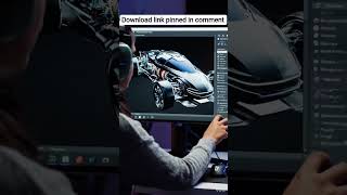 3d artist making car design in Cinema4d #maya #cinema4d #blender #unrealengine