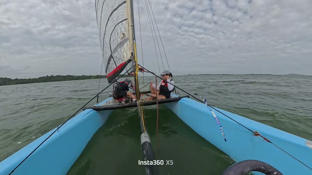 Twincat 15 Beach catamaran at Changi Singapore taken with insta x5 