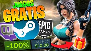 15 JUEGOS GRATIS en STEAM & EPIC GAMES + 22 AMAZON LUNA 🎁
