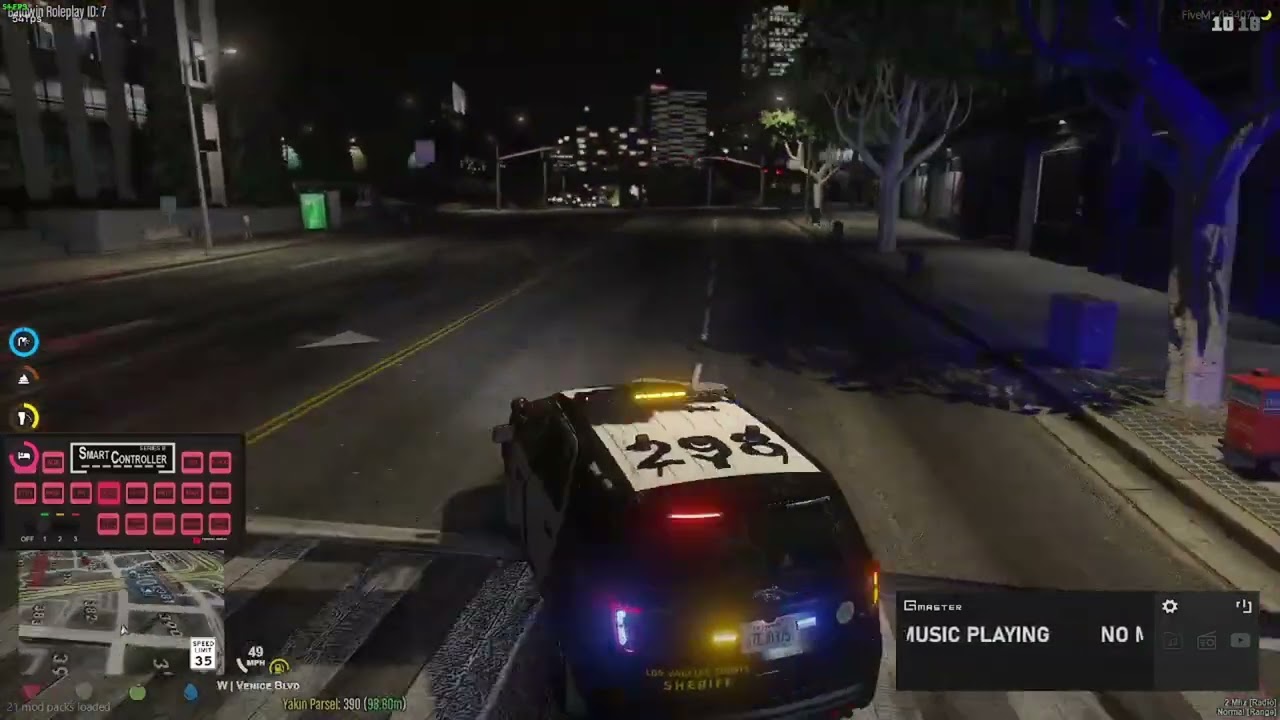 LASD Memurları kaçan şüpheli ile çatışmaya giriyor (baldwinrp)