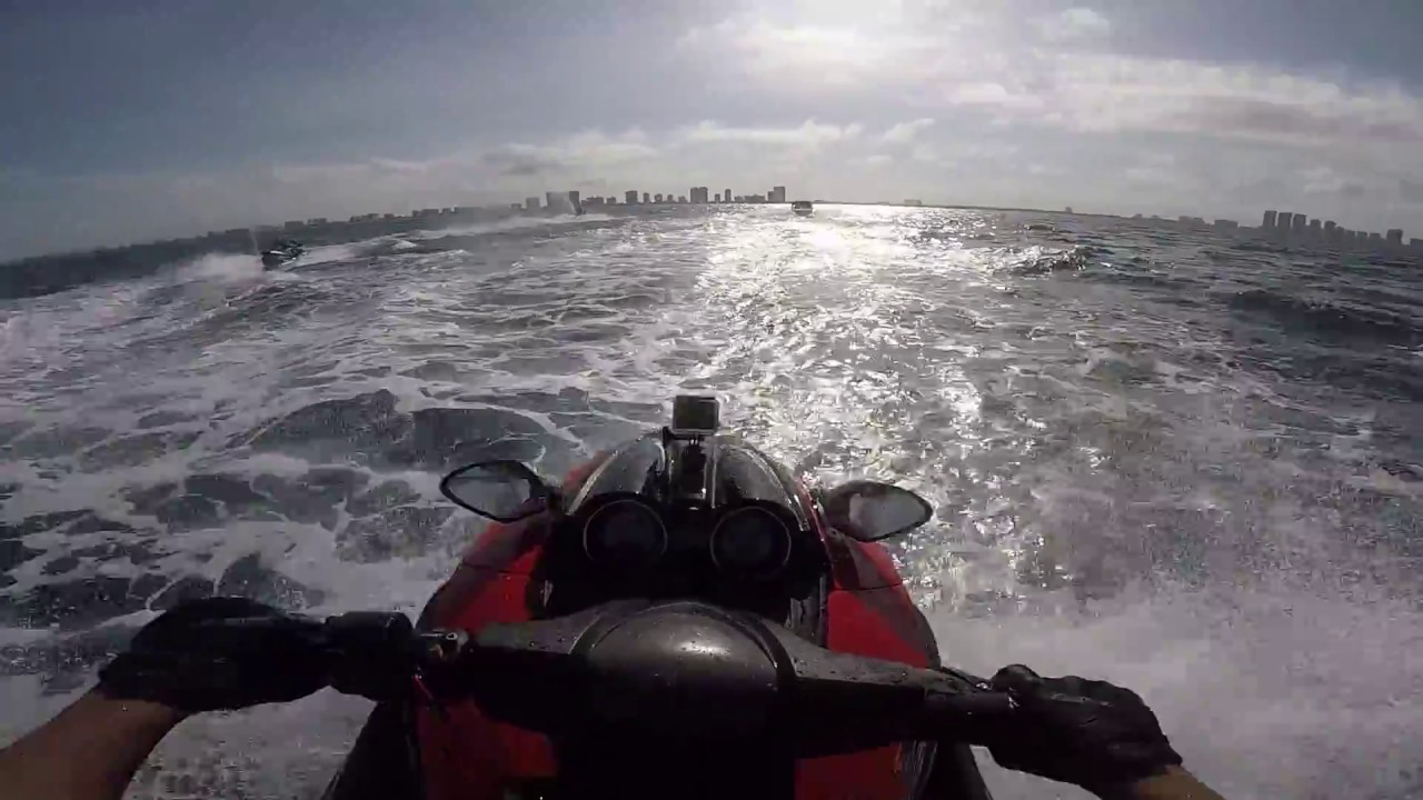 Jet skis trip Miami to Bimini, June 2017 YouTube