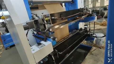 B400 Square Bottom Paper Bag Making Machine With 2 Colors Printing Online