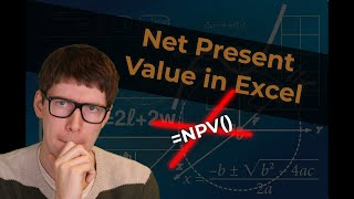 How to calculate net present value in Excel with worksheet functions and VBA