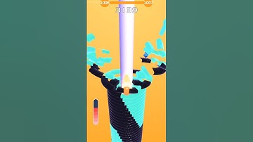 1000+ Levels gameplay of stackball #viral #stackball #shorts