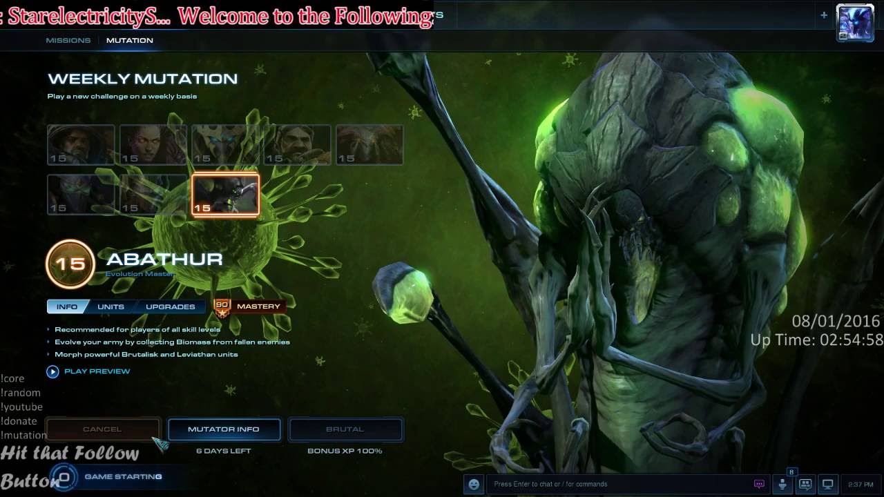 StarCraft 2 Co Op Mutation Brutal Abathur Week 12 Chain of Ascension ...