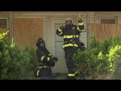 lorain-firefighters-highlight-staffing-shortage-with-fire-demo