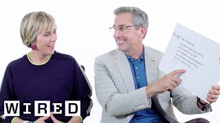 Steve Carell \& Kristen Wiig Answer the Web's Most Searched Questions | WIRED