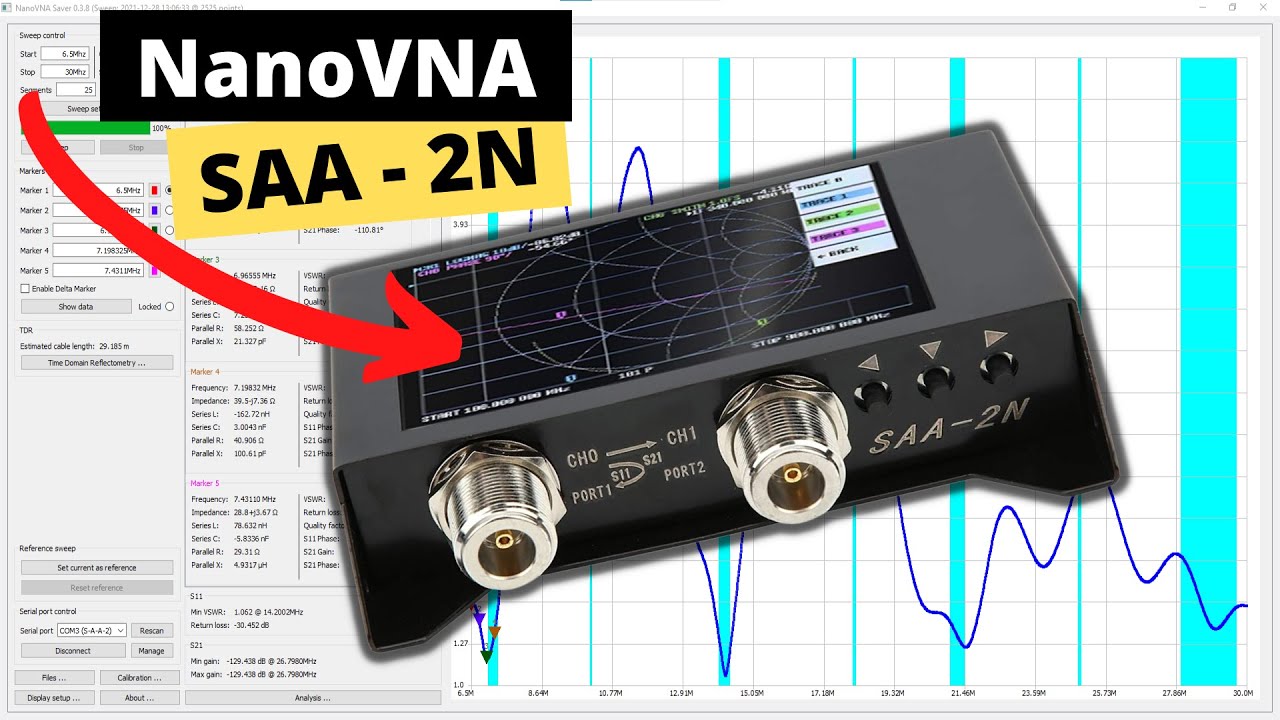 Data Points on the NanoVNA SAA-2N