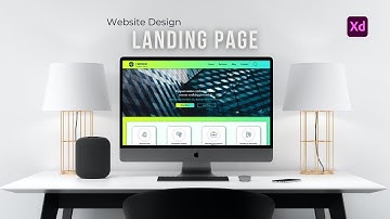 UI Design with Adobe XD I Website Landing Page Design I Adobe XD Tutorial For Beginners I