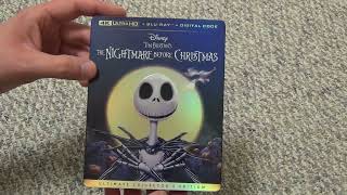 Disney / Tim Burton's The Nightmare Before Christmas 4K Ultra HD + Blu-Ray + Digital Code Unboxing