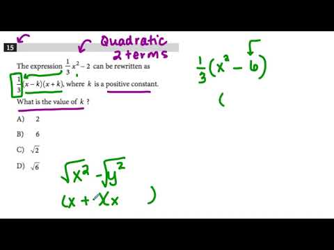 Coach Fred's SAT Prep ~ Practice Test 7 Math Non Calc #15
