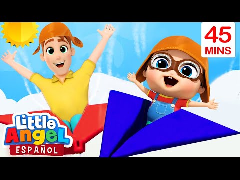 ¡Jugar Con Papá Es Muy Divertido! | Canciones Infantiles de Bebé Juan | Little Angel Español
