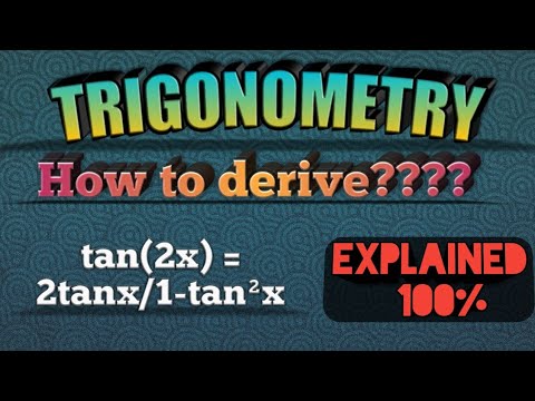 Proof for tan(2x)=