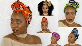 Girl You Need These Ankara Head Wraps ! Here’s 5 easy styles with Affordable Prints under $20!