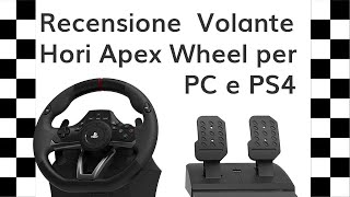 Recensione volante Hori Apex Wheel PC PS4 - YouTube
