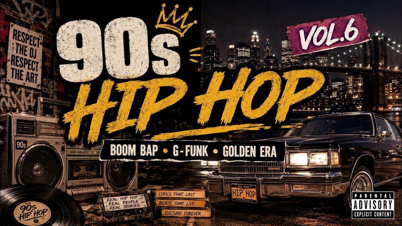 90s Hip Hop Mix Vol.6 | Classic Boom Bap, G-Funk & Golden Era Rap