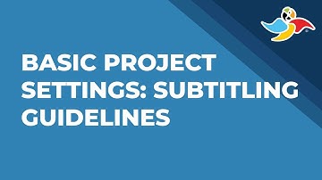 Basic Project Settings in EZTitles: setting subtitling guidelines | Episode 20