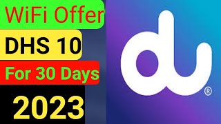 Du unlimited Wifi 10 AED || How to get unlimited data on du Resimi