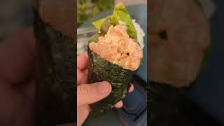 Giant Spicy Salmon Temaki Hand Roll From Sunrise Mart