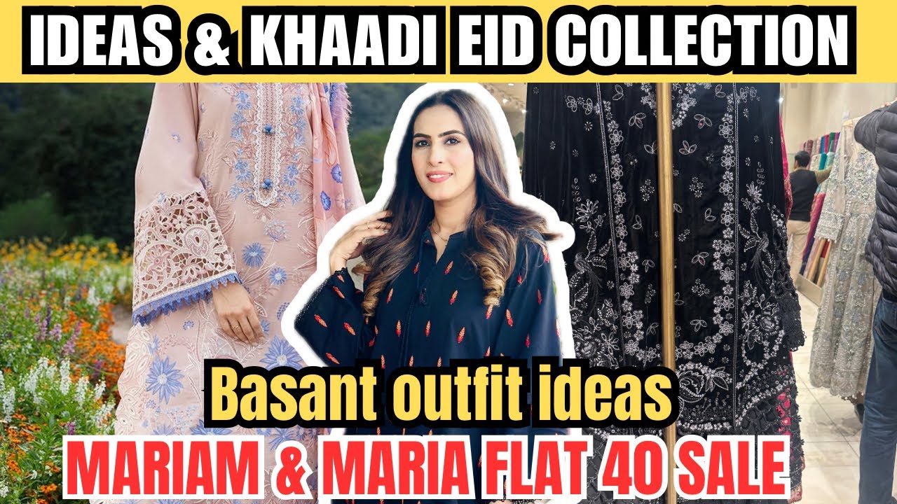 Ideas & Khaadi Eid Collection 2026 | Sale at Mariam & Maria | Postpartum Shopping Vlog