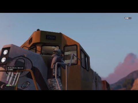 GTA 5 Train Driver Jumps Out Train