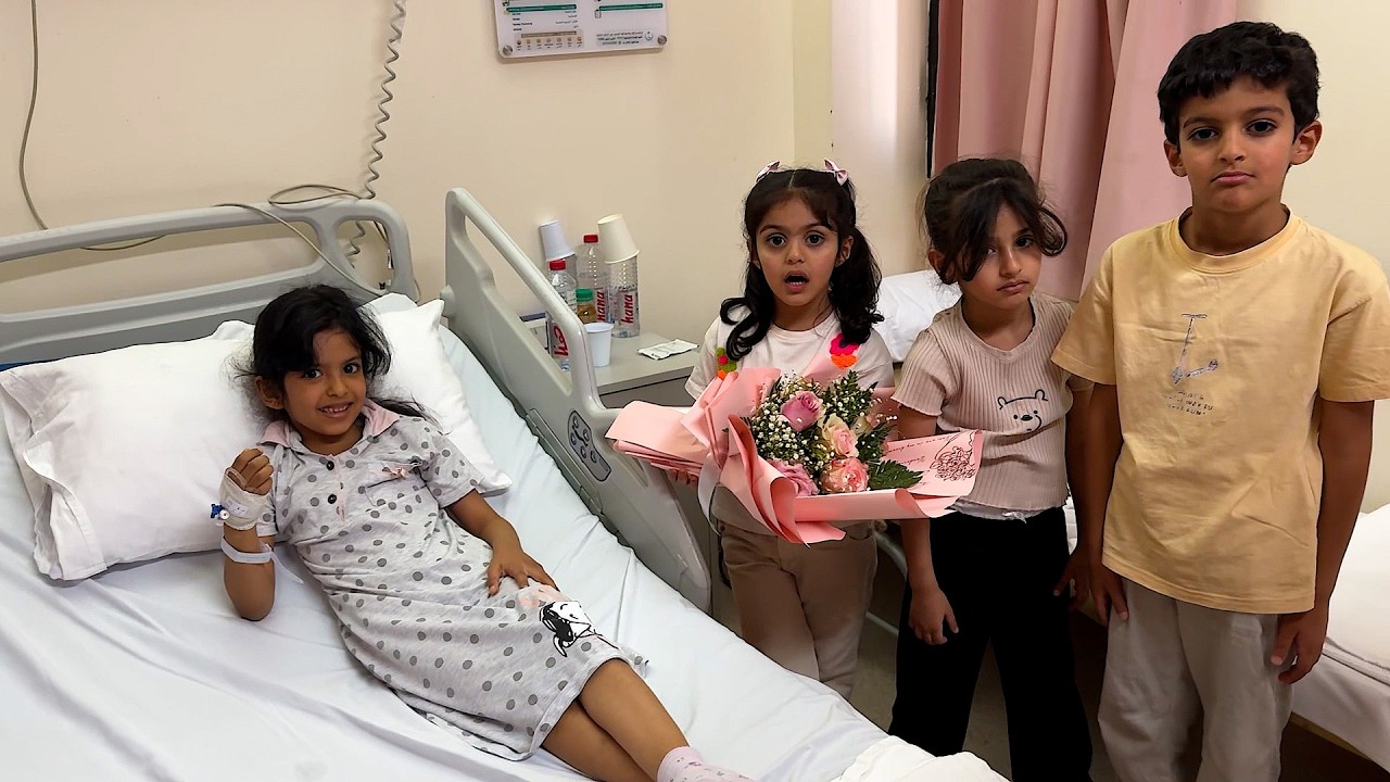 ساره تعبانه ! زاروها بالمستشفى! مؤثر