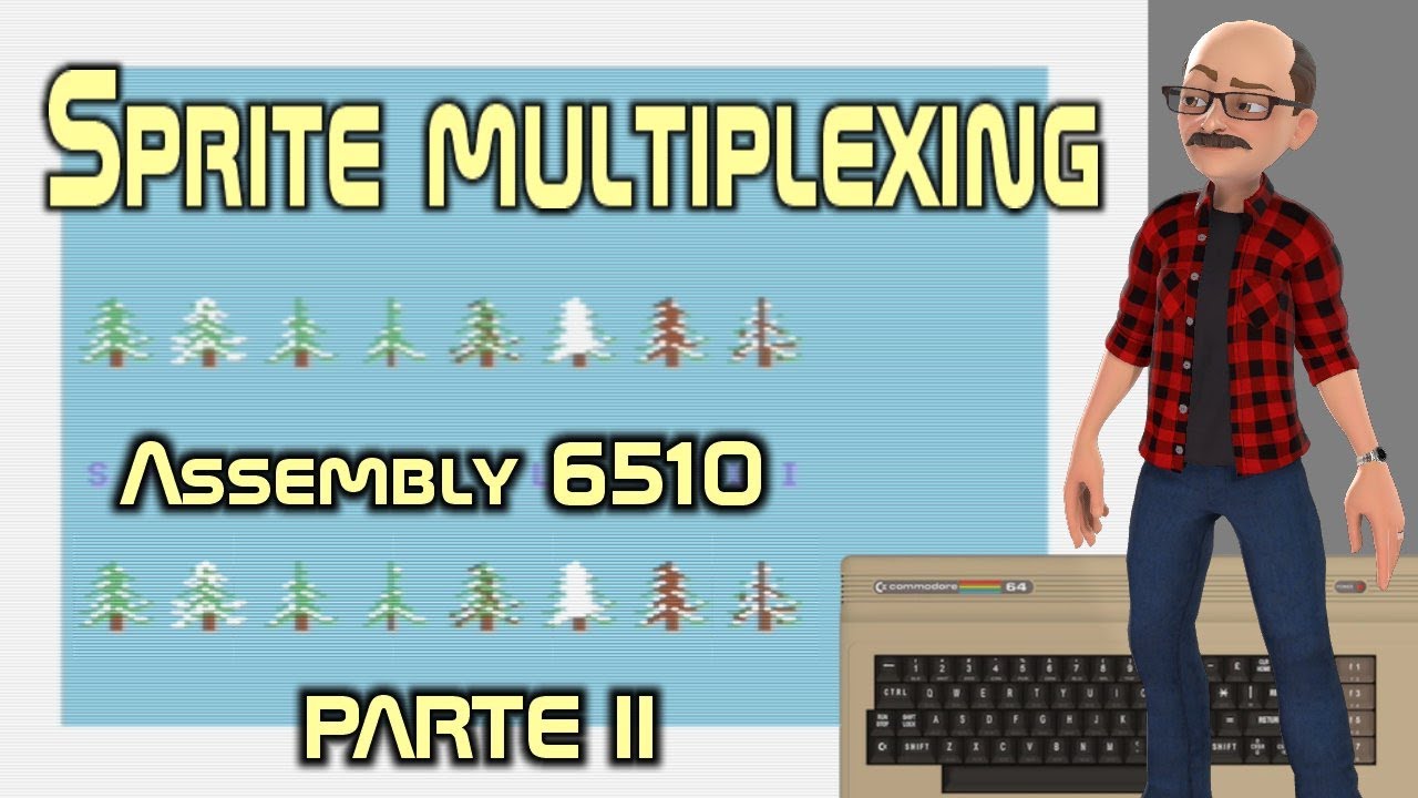 Sprite Multiplexing / Parte II / Commodore 64 - YouTube
