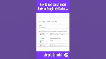 How to Add Social Media Links to Your Google Business Profile | A simple and complete guide
