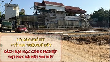 LÔ GÓC, ĐẤT Ở ĐÔ THỊ, ĐƯỜNG 2 Ô TÔ TRÁNH GẦN ĐH CÔNG NGHIỆP