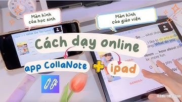 👩‍💻Cách DẠY ONLINE hiệu quả trên iPad cùng với app CollaNote