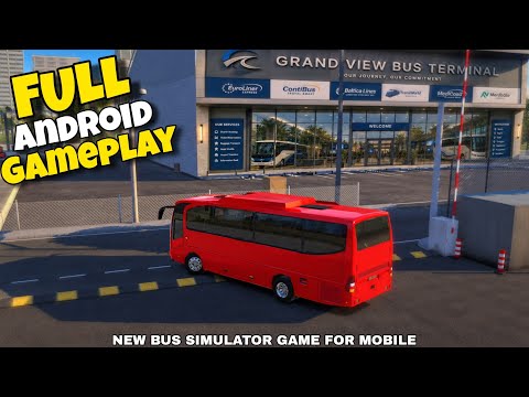 NEW BUS SIMULATOR GAME (MOBILE FREE DOWNLOAD) by Edwards Sir (FULL GAMEPLAY)