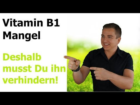 Video: Vitamin B1 (Thiamin)-Mangel Bei Katzen