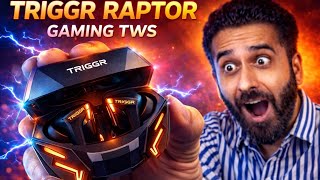 Best Gaming Tws With 30Ms Ultra-Low Latency Spaceship Design - Triggr Raptor Born Creator