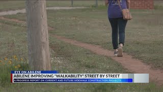 Abilene's current and future pedestrian improvement projects progress