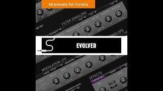 Evolver By Solidtrax - 64 New For The Synthesizer.