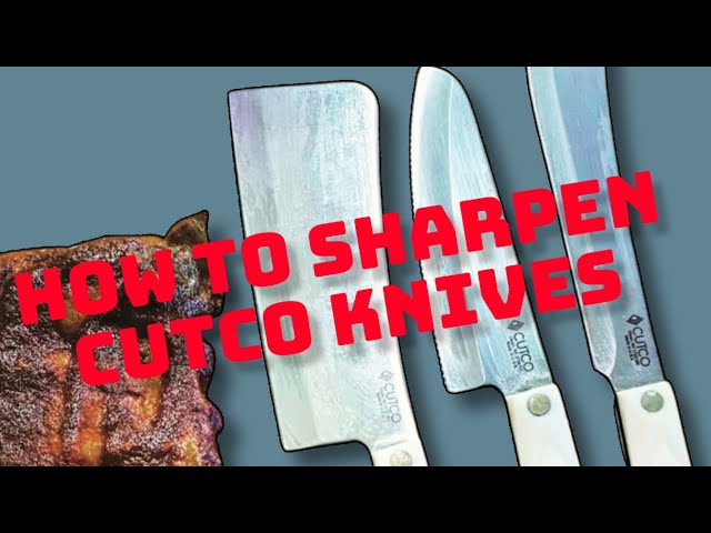 How to Sharpen Cutco Knives 