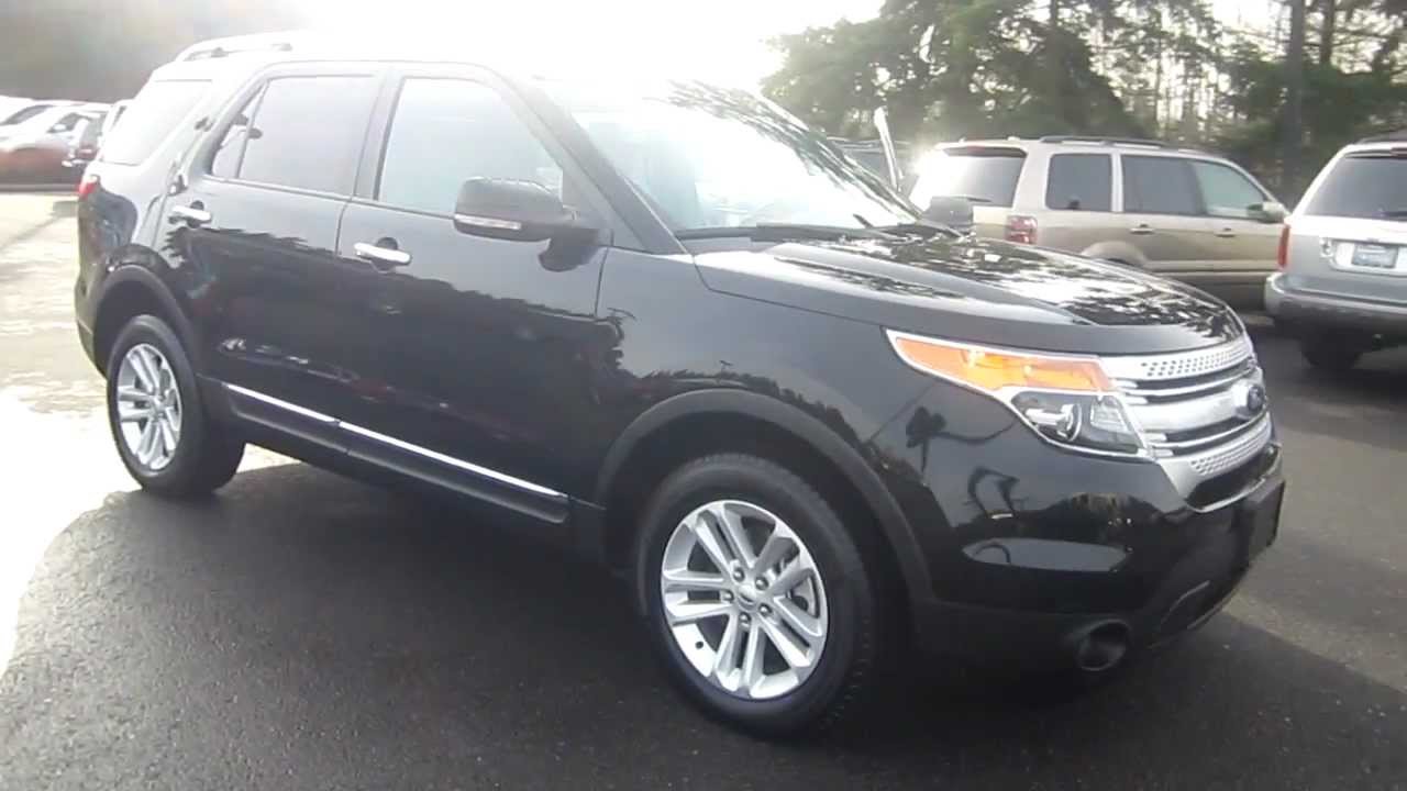 2013 Ford Explorer XLT 4WD, Crystal Black - Stock# 606627 - Walk around