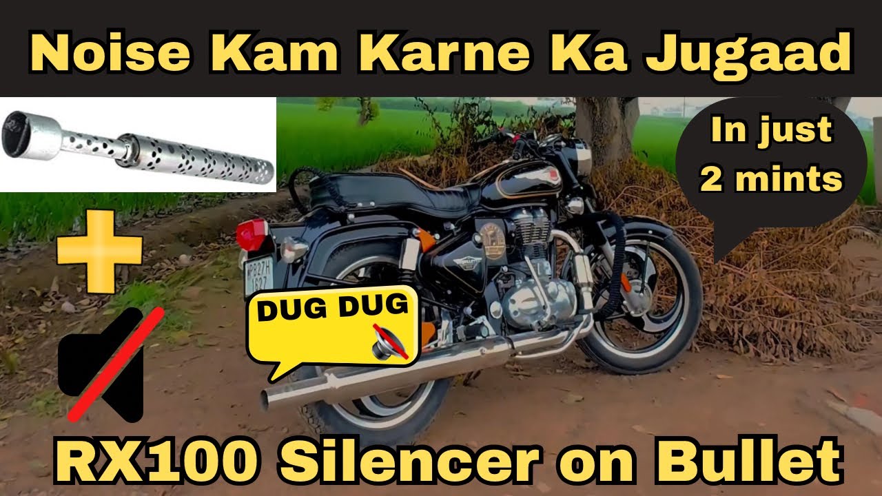 No More Bullet Challan  || How To Change Royal Enfield Sound || Rx100 Whistle Fit In Bullet 🔥 