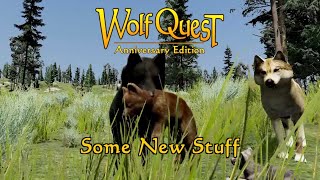 Some New Stuff (Including public beta 1.0.5e)
Weve just released a public beta for v1.0.5e which does not include Slough Creek (though that is coming soon!). It does include a bunch of fixes and improvements. Please review the full list below. Todays devblog looks at a few of these, and also shows off some new merch on our RedBubble store, featuring you guessed it pups!
Browse our merch store here: http://wolfquest.redbubble.com
Links to past devblogs about genetics:
* Genes Behind the Scenes: https://youtu.be/wV-Dd_ror8g
* Pupdate: Behind the Genes: https://youtu.be/0Y1Qunh_Cy8
v1.0.5e BETA 1: Now available on Steam for Windows.
TO GET THE BETA BUILD
1) In the Steam app, go to your Library, then right-click on the WolfQuest: AE name in the left column and choose Properties.
2) Then go to the Betas tab and select the WQ current Beta option in the pulldown. No password is necessary. Steam should then start downloading it. Later you can switch back to the public version in that Betas tab, by selecting NONE in that pulldown.
NEW:
* On Wolf Customization, a new readout indicating if the selected wolf coat and tint value makes it a gray or black coat, in terms of K locus genetics.
* Hotkeys for Emote Favorites, using 1-7 numbers on your keyboard. (Press-hold on an Emote to add or remove it from the Favorites panel.)
* If game is unable to save to the Saves folder (for unknown reasons), game now offers option to collect more data to submit with bug report, which may help us solve the problem.
* Quest icons on each quest intro/completion panel.
* On World Map, territory hexes now have a thick outline when above 50% strength, and opacity begins to drop at 70%.
* Added emotes: Woof and Squeak (these will be pup commands in Slough Creek, no effect in Amethyst).
* Added Camera Slope Auto-Adjust toggle in Game Settings: Gameplay. Disabling it will stop the camera from finding its preferred position above the ground on slopey terrain.
IMPROVEMENTS:
* Changed Pickup Object input from double-tap spacebar to press-hold spacebar (or A button on controller).
* The Y-Invert toggle for normal camera and headcam have changed to standardized game setting. The game should remember which way you prefer it, but if not, please open Game Settings: Controls and click the Y-axis toggles on or off.
* Controls Remapping: Alert appears if you try to map an action onto a key which already has an action mapped.
* For double-tap W for Gallop/Trot toggle: reduced the time window for the second tap, to make it less like to trigger gallop inadvertently.
* When kicking wolves with their front legs, ungulates will not kick quite as quickly in succession, giving the wolf a chance to get away.
* In multiplayer, hares and meat chunks should stay closer to wolf when dropping them to ground.
* In multiplayer, probably some reductions in teleporting during hunts and wolf fights.
* Snowshoe hare: Tweaked AI so it should react sooner to predators.
* Music now plays during scene loading.
* Wolf releases bite-hold on prey if prey runs into water.
* Reduced frequency of eagle cry when flying.
* Changed audio file loading method to reduce excess memory usage.
* Made snowshoe hare more wary of predators.
BUGS FIXED:
* In Amethyst in early November, you dream every time you sleep.
* Boulders sometimes have snow when they shouldnt.
* Carrying food in mouth plays dinnertime music.
* Camera lags and jitters when targeted during strafing.
* Snowshoe hare label is inconsistent.
* Autosave schedule progresses when game is paused.
* Some issues with controller support and navigating the main menu UI.
* Line break typo in Lost River mission intro.
* Photo Mode icon doesnt disappear when it should.
* Mouse wheel doesnt zoom on map. Some New Stuff (Including public beta 1.0.5e)