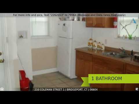 210 Coleman Street 1, Bridgeport, CT home video tour