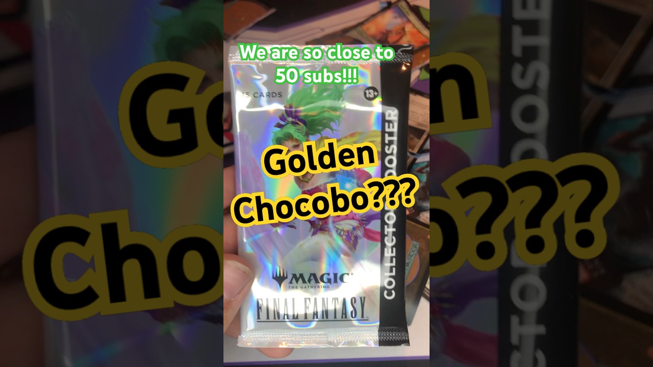 Can I pull a Serialized Chocobo? Final Fantasy x MtG Collector Booster Pack Opening! 
