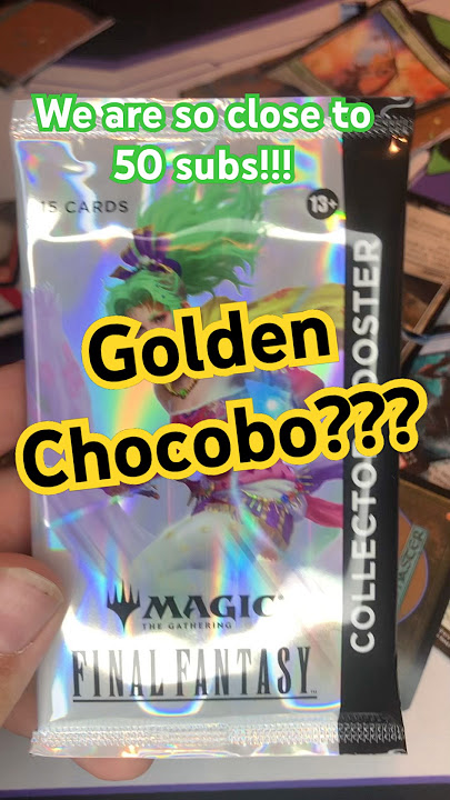 Can I pull a Serialized Chocobo? Final Fantasy x MtG Collector Booster Pack Opening! #magic #mtg