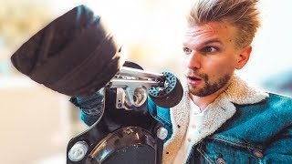 The CRAZIEST Longboard Trucks - on Electric Skateboard