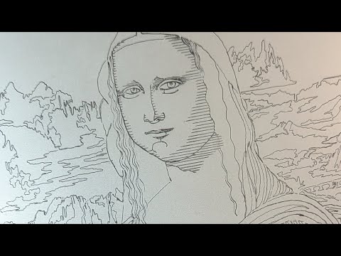その他 Coffee Break Drawing of Mona Lisa 8月8日(土)10時より、MADSAKI新作版画「Coffee Break Drawing of