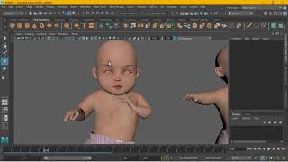 3d-model animation using maya and mixamo with auto rigging