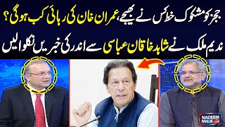 Shahid Khaqan Abbasi Breaks Big News About Imran Khan's Release | Nadeem Malik Live | SAMAA TV
