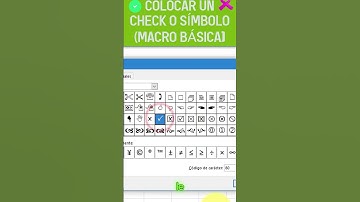 ❌✅ Aprende a colocar un CHECK O SÍMBOLO en Excel 2 ✅❌ #excel #aprendeexcel #check #excelbasico
