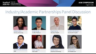 #AIMI21 | Industry/Academic Partnerships Panel Discussion