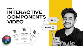 Create Interactive Components in Figma | Save Button & Onboarding Cards