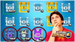 ¡¿ COMO SABER CUANDO TE TOCAN TODOS LOS COFRES DE CLASH ROYALE ?! - [WithZack]